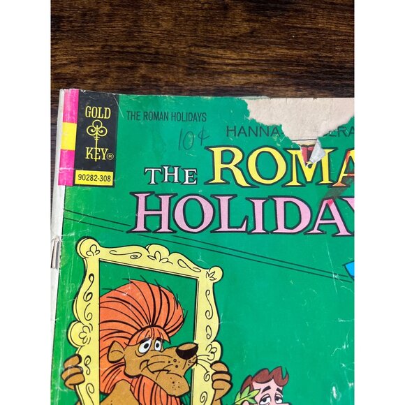 Gold Key The Roman Holidays Comic Issue #3 August 1973 Brutus Lion Cover Boarded - Picture 4 of 4
